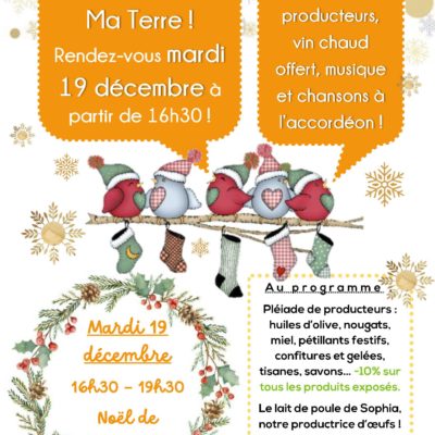 Noël et vin show – mardi 19 décembre